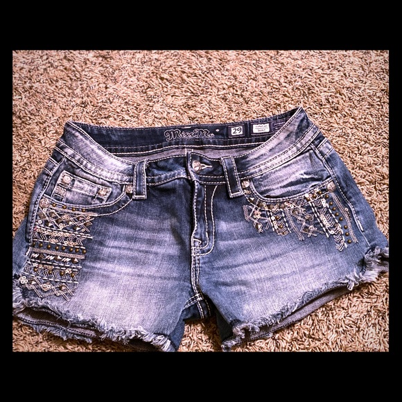 Miss Me Pants - Miss Me sequin shorts